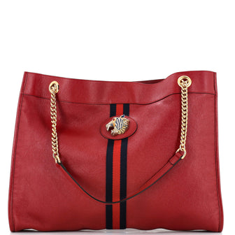 Gucci Rajah Chain Tote Leather Large