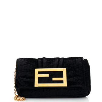 Fendi Mia Chain Pochette Velvet Mini