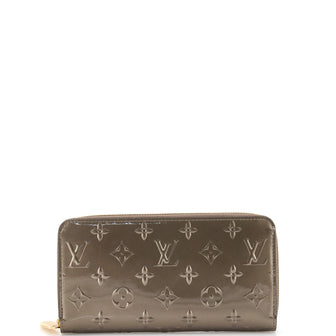 Louis Vuitton Zippy Wallet Limited Edition Metallic Monogram Vernis