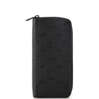 Louis Vuitton Zippy Wallet Monogram Shadow Leather Vertical