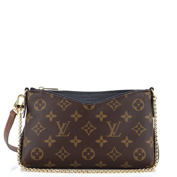 Louis Vuitton Pallas Clutch Monogram Canvas