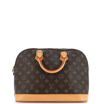 Louis Vuitton Vintage Alma Handbag Monogram Canvas PM