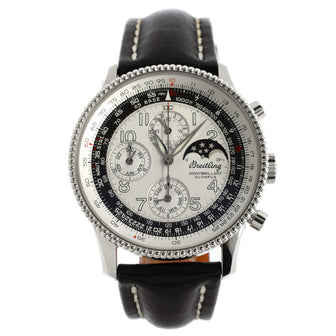Breitling Navitimer Montbrillant Olympus Chronograph Automatic Watch Stainless Steel 40