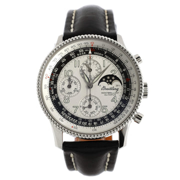 Breitling Navitimer Montbrillant Olympus Chronograph Automatic Watch Stainless Steel 40