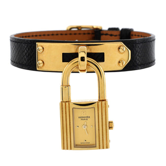 Hermes Kelly Quartz Watch Plated Metal and Leather 20