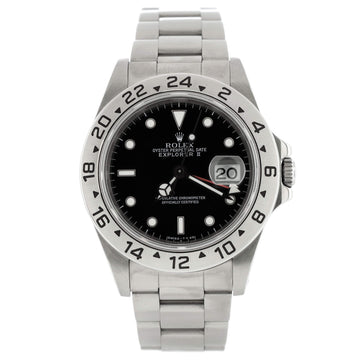 Rolex Oyster Perpetual Explorer II Automatic Watch Stainless Steel 40