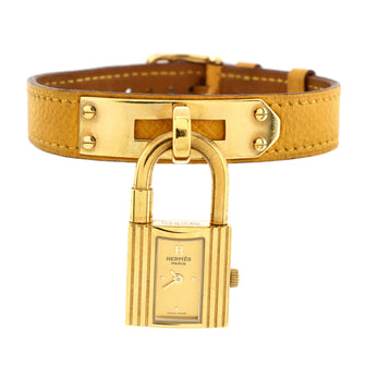 Hermes Kelly Quartz Watch Plated Metal and Leather 20