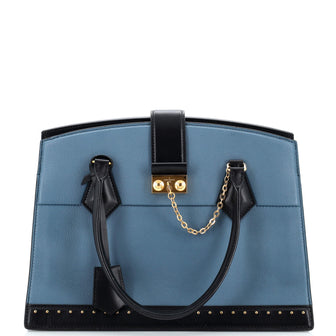 Louis Vuitton Cour Marly Handbag Leather with Studded Detail MM