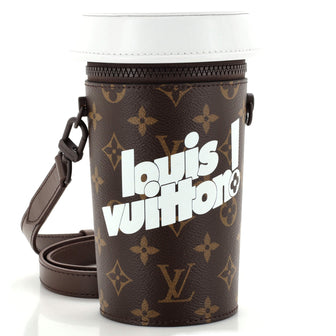 Louis Vuitton Coffee Cup Convertible Pouch Everyday Signature Vintage Monogram Canvas