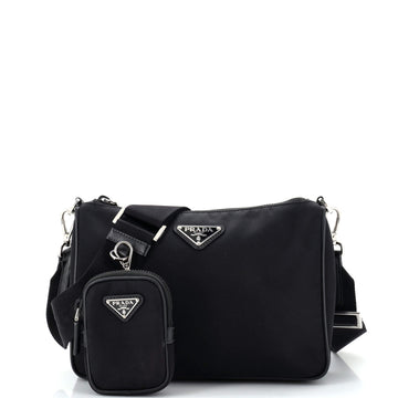 Prada Re-Edition Zip Messenger Bag Tessuto Small