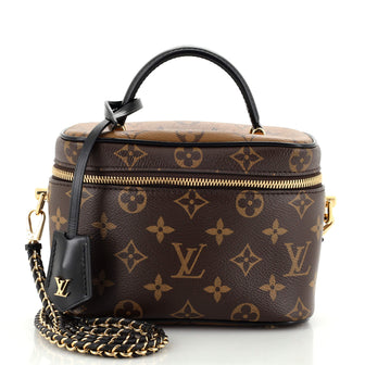 Louis Vuitton Vanity Handbag Reverse Monogram Canvas PM