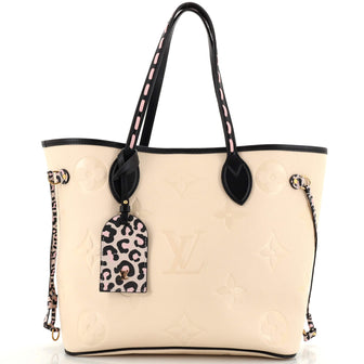 Louis Vuitton Neverfull NM Tote Wild at Heart Monogram Empreinte Giant MM