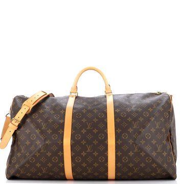 Louis Vuitton Keepall Bandouliere Bag Monogram Canvas 60