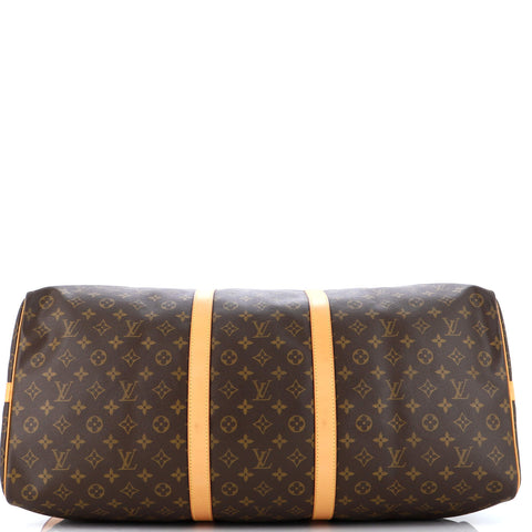 Louis Vuitton Keepall Bandouliere Bag Monogram Canvas 60 Brown 25327669