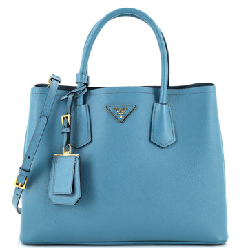 Prada Cuir Double Tote Saffiano Leather Medium
