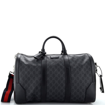 Gucci Convertible Duffle Bag GG Coated Canvas Medium
