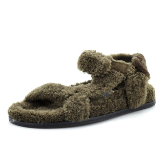 Fendi Women's Feel Sandals Shearling