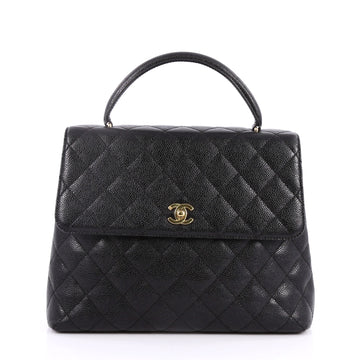 Chanel Vintage Classic Top Handle Flap Bag Quilted 2533001