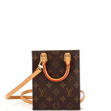 Louis Vuitton Petit Sac Plat Bag Monogram Canvas