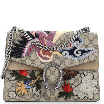 Gucci Dionysus Bag Embroidered GG Coated Canvas Medium