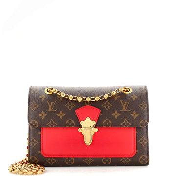 Louis Vuitton Victoire Handbag Monogram Canvas and Leather