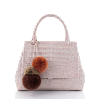 Nancy Gonzalez Convertible Top Handle Flap Bag Crocodile 2533501