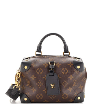 Louis Vuitton Petite Malle Souple Handbag Monogram Canvas