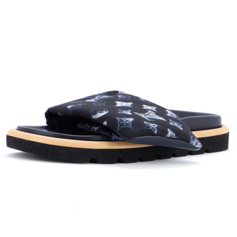 Louis Vuitton Women's Pool Pillow Comfort Mule Sandals Mahina Monogram Nylon