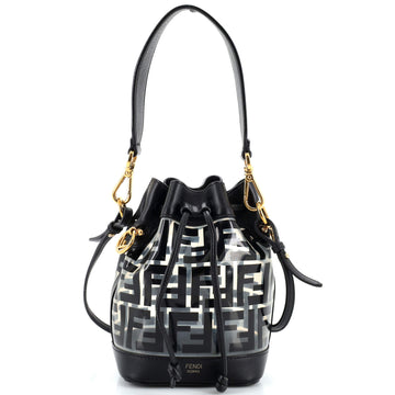 Fendi Mon Tresor Bucket Bag Zucca PU Mini