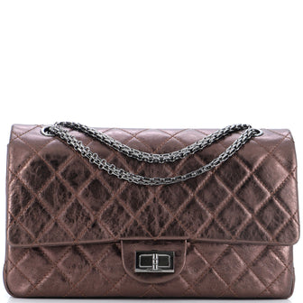 Chanel Reissue 2.55 Flap Bag Quilted Metallic Aged Calfskin 227