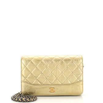 Chanel Gabrielle Wallet on Chain Quilted Aged Calfskin