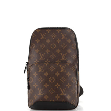 Louis Vuitton Avenue Sling Bag Macassar Monogram Canvas