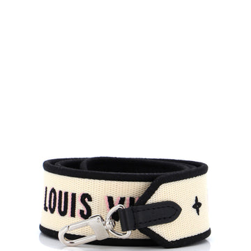 Louis Vuitton Logo Shoulder Strap Jacquard Wide