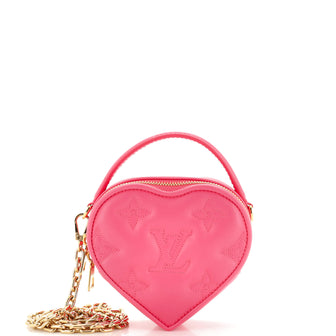 Louis Vuitton Pop My Heart Pouch Bag Bubblegram Leather