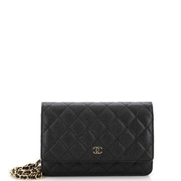 Chanel Wallet on Chain Quilted Caviar