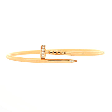 Cartier Juste un Clou Bracelet 18K Rose Gold with Diamonds Small
