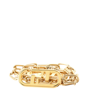 Fendi O’Lock Strap You Chain Shoulder Strap Metal