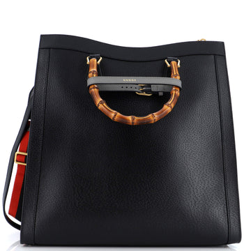Gucci Diana NM Bamboo Handle Tote Leather Large