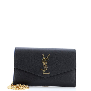 Saint Laurent Uptown Chain Wallet Leather