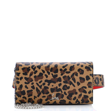 Christian Louboutin Boudoir Chain Belt Bag Printed Leather
