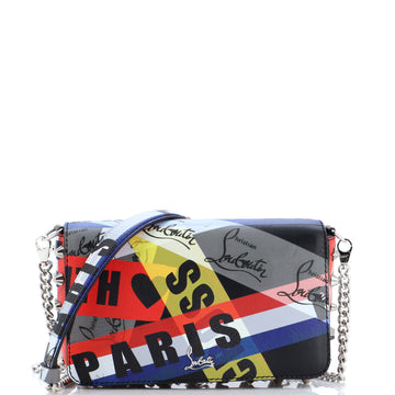 Christian Louboutin Zoompouch Crossbody Bag Printed Leather