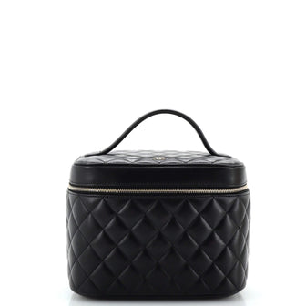 Chanel Cosmetic Case Quilted Lambskin Small