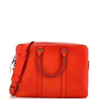 Louis Vuitton Porte-Documents Voyage Briefcase Taiga Leather PM