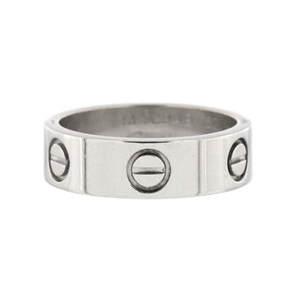 Cartier Love Band Ring 18K White Gold