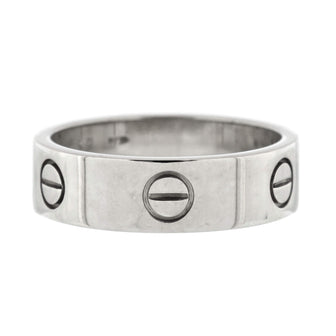 Cartier Love Band Ring 18K White Gold