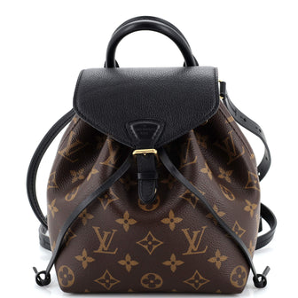 Louis Vuitton Montsouris NM Backpack Monogram Canvas with Leather BB