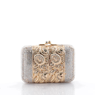 Judith Leiber Minaudiere Crystal Medium Gold 2535901