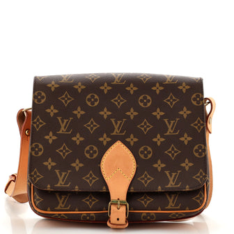Louis Vuitton Cartouchiere Handbag Monogram Canvas GM