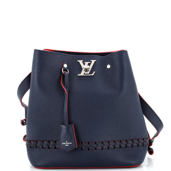 Louis Vuitton Lockme Bucket Bag Braided Leather