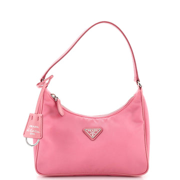 Prada Re-Edition 2005 Hobo Tessuto with Saffiano Leather Mini